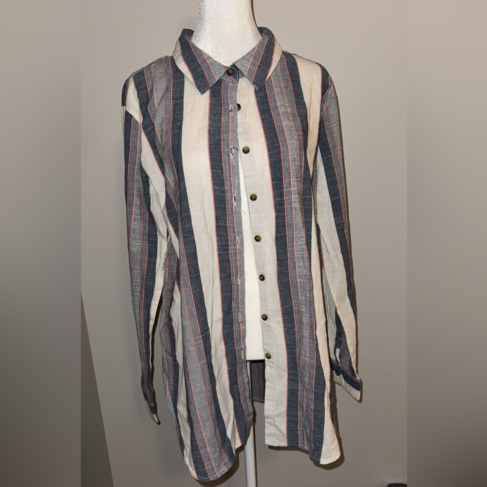 Striped Button up